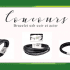 Bracelet chargeur SmartPhone en cuir et acier