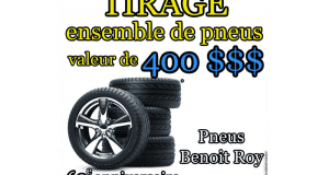 Un ensemble de 4 pneus de 400$