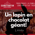 Un lapin de pâques en chocolat