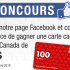 Une carte cadeau de 100 $ d'Essence