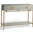 Une table console Harper en gris de Grandinroad