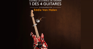 4 Guitares autographiée par Eddie Van Halen
