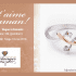Bague à diamants en or rose et or blanc