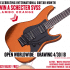 Guitare électrique Schecter SVSS Lambo orange