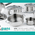 Un ensemble de batterie de cuisine MEYER