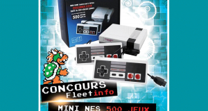 Une console MINI NES incluant 500 jeux