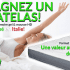 Matelas de mousse mémoire gel Vitalité