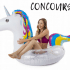 Tube gonflable licorne pour piscine