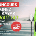 Kayak Strait 140 et une pagaie Exocet