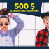 500 $ chez Souris Mini