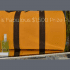 Polochon en cuir Veuve Cliquot et produits Jessica Johnson