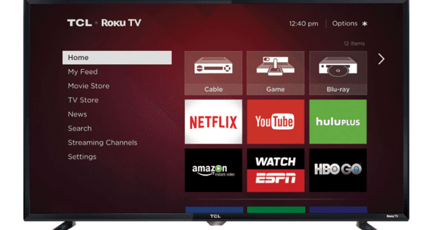 Téléviseur LED intelligent TCL Roku
