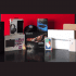 Un Macbook Air, un ordinateur portable Dell, Elgato, ...