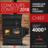Une cuisinière modèle Chief d’une valeur de 4'000 $