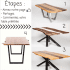Une table offerte par Concept M Rustique