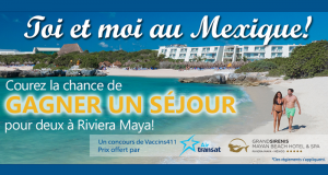 Voyage pour deux personnes à Riviera Maya au Mexique