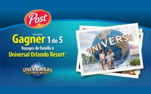 5 voyages pour 4 personnes aux parcs Universal Orlando Resort