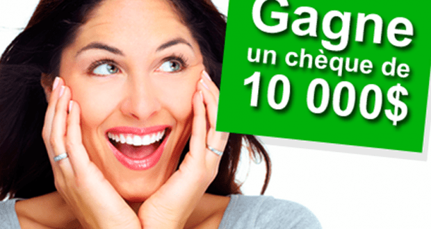 Gagnez Un chèque de 10 000 $