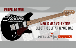 Guitare électrique James Valentine avec étui