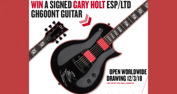 Une guitare électrique signée par Gary Holt (1 427 $)