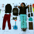 Vêtements pour le ski d'une valeur de 4000$