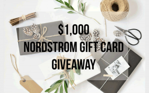 Une carte-cadeau Nordstrom de 1 000 $
