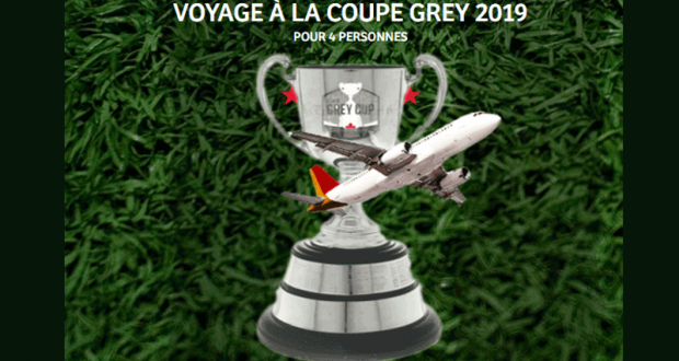 Un voyage à la Coupe Grey 2019 pour 4 personnes
