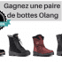 Une paire de bottes OLANG