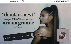 Gagnez un Voyage à Toronto pour voir Ariana Grande