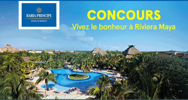 Gagnez vos vacances tout inclus pour 2 à la Riviera Maya