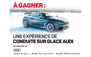 Une expérience de conduite sur glace Audi (5150$)