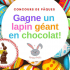 Un lapin GÉANT en chocolat de 3600g