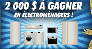 Gagnez 2000 $ en Électroménagers chez Éconoplus