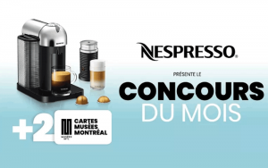 Machine Vertuo Chrome Nespresso + Mousseur à lait + Tasse de Voyage