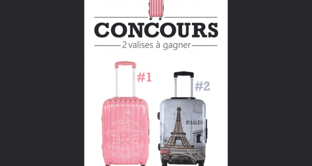 Une valise de marque Lollipops ou Oh La La Paris