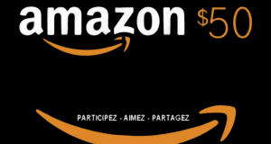 Gagnez une Carte cadeau Amazon de 50$