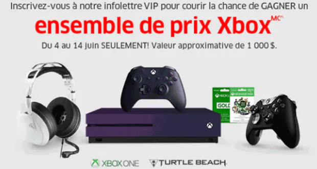 Un ensemble de prix Xbox (1000$)