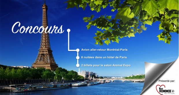 Gagnez un voyage de 6 nuits pour deux à Paris
