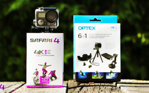 Une caméra d'action Safari 4k