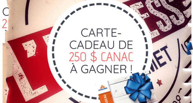 Carte-cadeau Canac de 250$