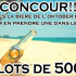 2 crédits voyage de 500$ chacun