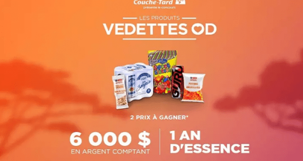 Gagnez 6000$ en argent comptant et un an d'essence