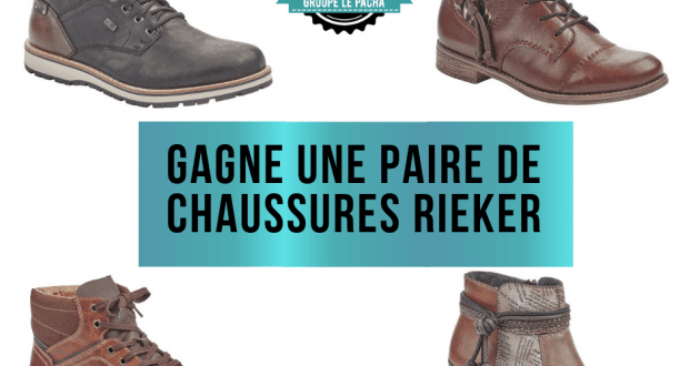 Gagnez une paire de chaussures Rieker