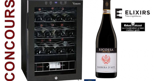 Un cellier et 36 bouteilles de vin Ricossa (Valeur de 1175 $)