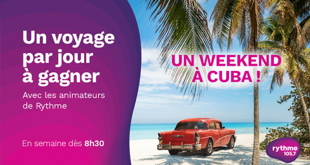 Gagnez 50 places pour un Weekend à Cuba
