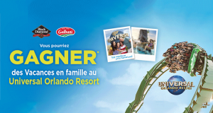 Gagnez des vacances en famille au Universal Orlando Resort