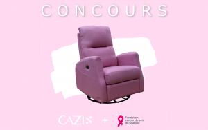 Un fauteuil Athènes rose offert par CAZIS