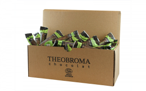 Une boîte de 75 mini-bâtons de chocolat noir