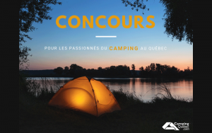 500 $ en chèque-cadeau Camping Québec