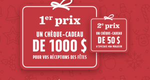 Chèque-cadeau Marché Richelieu de 1 000$ ou 1 des 56 prix de 50$